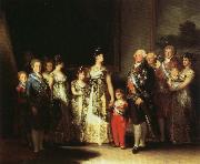 Francisco Goya Portrait of the Family of Charles IV Sweden oil painting reproduction